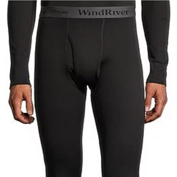 NEW Men's Midweight T-Max Thermal Pants - Black, Size Small & XL - Picture 1 of 4